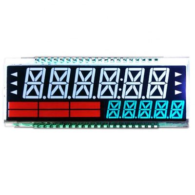 El tipo negativo LCD de encargo del TN exhibe el monocromo PIN Connector de 14 segmentos